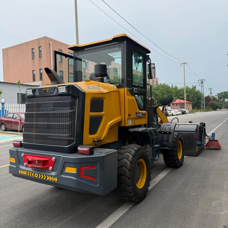 Laadveegmachine met gesloten cabine
